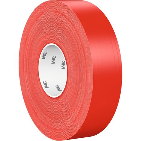 3M Bodenmarkierungsband extra stark, Farbe: RED (1/4)