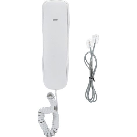 Support Murale de Téléphone Extension Blanc A061 - Idéal pour Bureau et Domicile