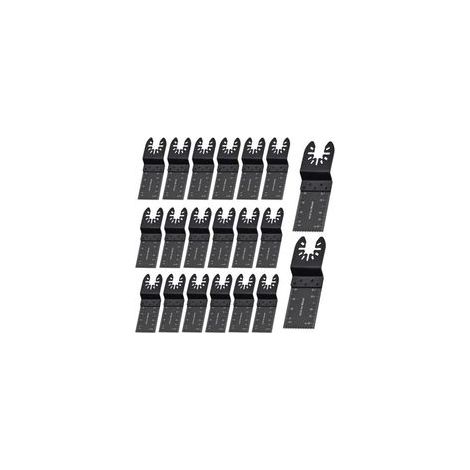 Lot de 20 lames de scie oscillante universelle à dégagement rapide pour DeWalt, Bosch, Fein, Makita, Multimaster Dremel 35 mm