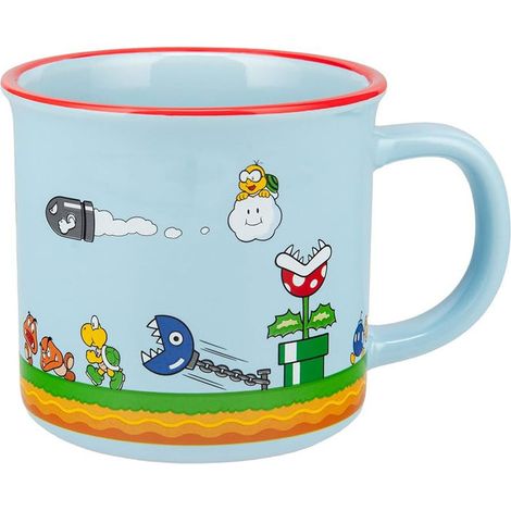 Paladone 15851 Super Mario Tazza in Ceramica con Design in Rilievo Question Block 385 ml