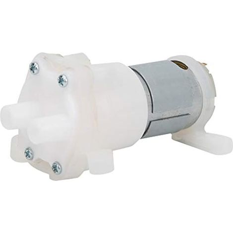 Pompe miniature auto-amorçante à membrane 380, 6-12 V CC, avec une hauteur de refoulement de 1 à 5 mètres, pour eau et air. (1/5)
