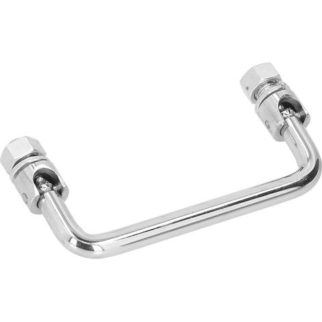 Poignée de maintien en inox poli, barre d'appui multifonction pour bateau, yacht, camping-car et maison, accessoire robuste pour intérieur et extérieur. (1/5)