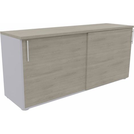 Armoire de bureau portes coulissantes H 73 cm Métis (1/5)