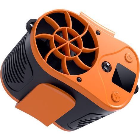 Ventilateur portable à attacher à la taille, refroidissement personnel, climatisation portative pour travaux en extérieur ou sur chantier, rechargeable, fonctionnant sur USB deng ALOVEZ