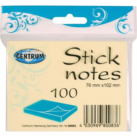 Selbstklebende Notizen 76 x 102 mm 100K. 80083