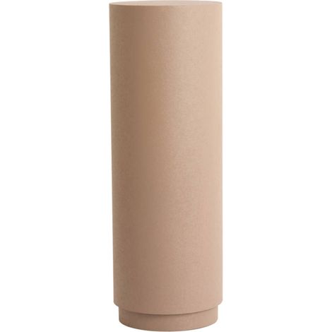 Colonna decorativa in metallo opaco rosa antico Ø35x100 cm Light