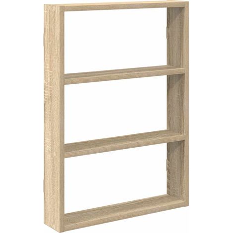 Maison Exclusive - Wandregal Sonoma-Eiche 43x9x60 cm Holzwerkstof