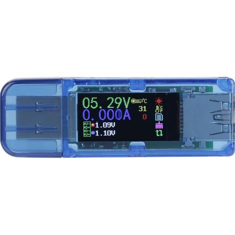 RuiDeng AT34 USB 3.0 Color LCD Voltmeter Ammeter Current Meter Multimeter Charger USB Tester (1/5)
