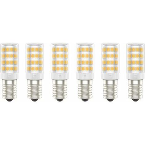 Ampoules LED E14, 5W (Équivalent à 50W), Blanc Chaud (3000K), AC220-240V, Sans Scintillement, Non Dimmable, 300 Lumens, IRC80, Pack de 6 - (Blanc Chaud, 5W) [Classe énergétique A+] (1/4)