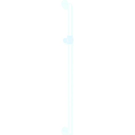 Brausehalterstange, d: 32 L=900 mm, chrom anthrazgr