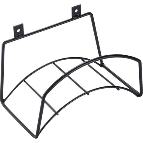 Rack Métal Murale pour Tuyau Extérieur Support Solide Station Rangement Garage Jardin Rangement Outils Nettoyage Entrée (1/5)