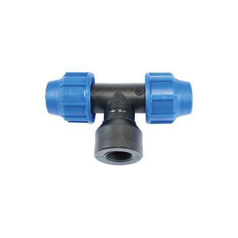 RACCORDO A COMPRESSIONE TI FILETTO FEMMINA PN16- - ø mm.40x40x F 11/4 - 5 pezzi