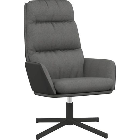 Relaxsessel Hellgrau Stoff vidaXL (1/5)