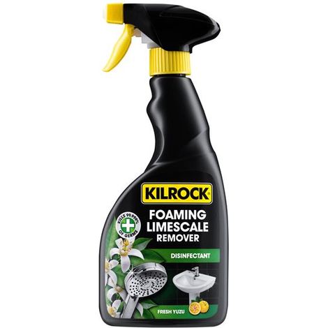 Kilrock FOAMLIMESCALEDISINFECTANT500 Foaming Limescale Remover Yuzu 500ml KILFOAMLIME