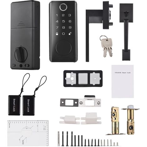 de porte intelligente à empreinte digitale entrée sans clé (1/5)
