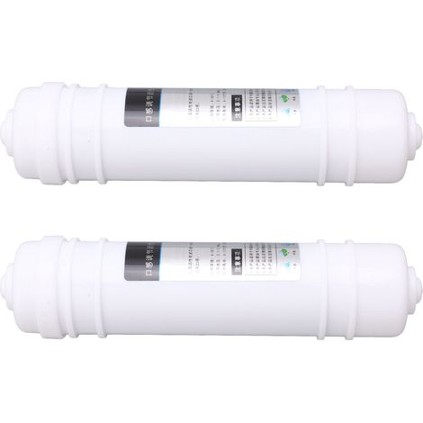 Kit de 2 cartouches filtrantes à eau de 10 pouces à charbon actif T33, conception universelle, pour la maison (1/5)