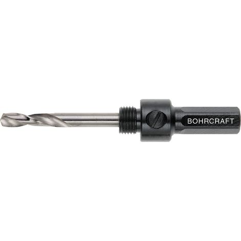 BOHRCRAFT Lochsägenschaft AS1 m. Zentrierbohrer f. Lochsäge 14-30 mm