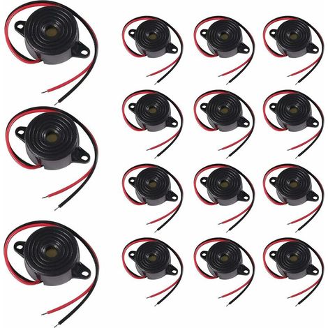 15-teiliger aktiver elektronischer Summer 3-24V 85dB für Arduino Piezo-Alarm (1/4)