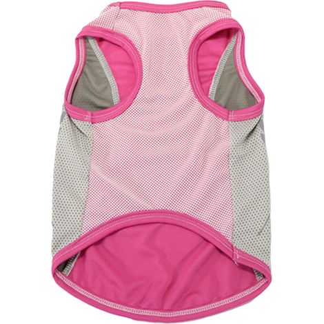 Lot de 2 T-shirt chien, séchage rapide, étiquette réfléchissante, sans manches, protection peau (1/5)