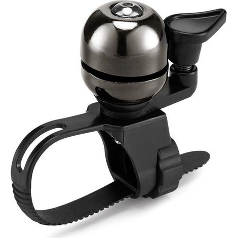 Campanello Stopert, suono potente, 100 dB, adatto a diverse misure di manubrio, montaggio senza attrezzi, realizzato in rame puro, per bici da corsa, mountain bike e bici per bambini. (1/5)