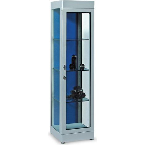 Vetrina Blindata Antiproiettile 18/19R con 3 Ripiani Regolabili Technomax - 1800X700X450Mm