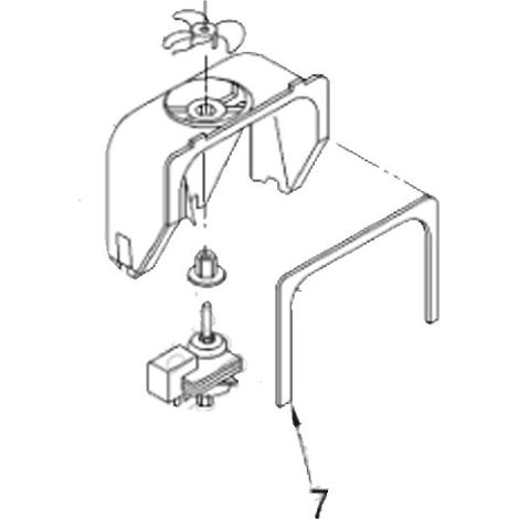 Ersatzteil - Dichtung Nr. 7, original -  - WHIRLPOOL, BAUKNECHT, KITCHENAID, ARISTON HOTPOINT, IGNIS, ELECTROLUX, IKEA, SCHOLTES