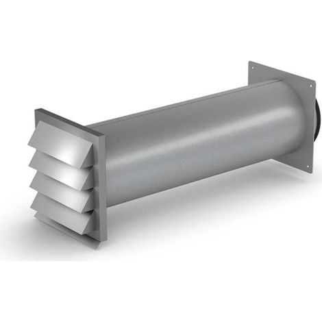 Naber COMPAIR System Ø 150 Stahl SF-Klima-E 150 Mauerkasten Jalousie Edelstahl (1/2)