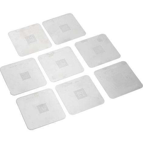 Magnetisches Lötset für Mobiltelefone mit präziser Positionierung, Lötschablone aus Lötdrahtgewebe, BGA-Reballing-Schablone für Huawei-Mobiltelefone, 8-teilig (1/5)
