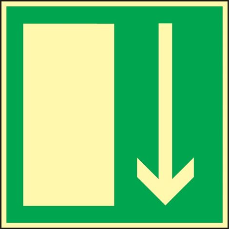 Pictogramme de sauvetage BGV A8 ( 3000277431 ) L148xl148 mm plastique 10 pièces