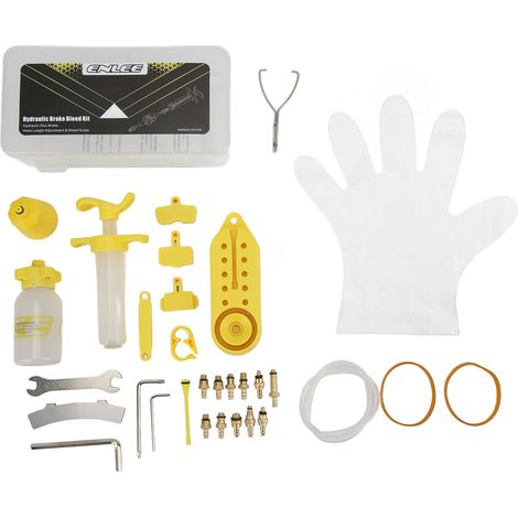 Kit de Purge pour Freins Hydrauliques Vélo - Compatible Shimano, SRAM, MAGURA - Réparation Freins à Disque Haute Résistance (1/5)
