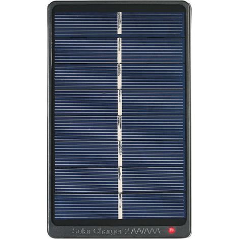 2 AA/AAA Chargeur de piles rechargeables Chargeur solaire 1W 4V Panneau solaire pour le chargement de la batterie (1/5)