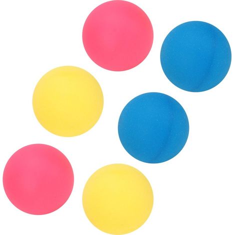 Lot de 6 balles de tennis de table REGAIL 3 étoiles en plastique ABS pour l'entraînement au ping-pong. (1/5)