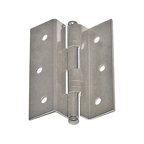 Cerniere collo alto - 40 x 35 mm. SX - nichelato - 2 pz.
