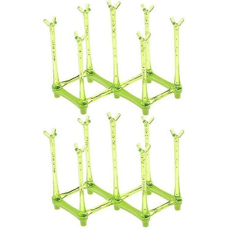 Étagère de rangement en plastique pour sécher les bouteilles (1/2)