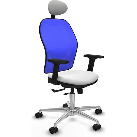 Sedia da ufficio piqueras y crespo ergonomica nera compatta (1/2)
