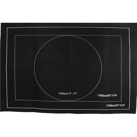 Tapis de rangement pour puzzle, tapis de puzzle enroulable en feutre, couverture de puzzle de voyage, grand tapis de puzzle portable pour la maison, les voyages, le rangement, 99 x 66,5 cm (1/4)
