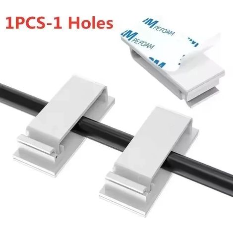Organisateur de câbles, support de câbles, enrouleur de câble USB flexible, clips en silicone pour souris, clavier et casque. (1/5)