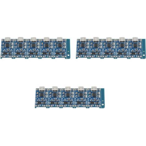 15 Pcs 1A 5V Micro-USB pour TP4056 Module de Carte de Chargeur de Batterie au Lithium TE420 (1/5)