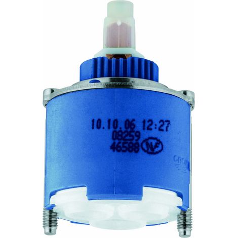 Grohe Keramik-Kartusche 46mm, Eco-Override-Stop, keramisches Dichtsystem, 46588000 (1/2)