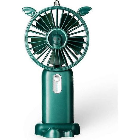 Ventilateur portable. ventilateur de bureau USB. pour les voyages. le bureau. la maison - Vert