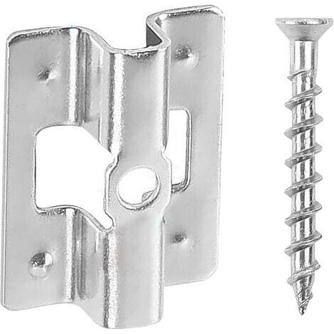 Lot de 100 clips de fixation terrasse en acier inoxydable – Plage de serrage 8/9/10 mm – Installation rapide pour sols stratifiés (1/3)