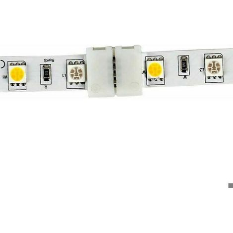 Lot de 10 connecteurs de bande LED RGBW 5 broches 10 mm pour rubans LED SMD 5050 sans soudure couleurs multiples Largeight (1/4)