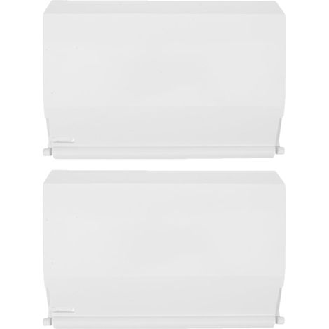 Volet de Remplacement pour Skimmer Piscine 2 Pièces 19.50X13.50X2.20Cm Résistant à l'usure Clapet Porte Écumoire pour Piscines Hors Sol (1/5)