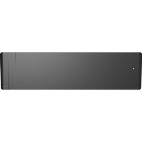 Radiateur électrique 1000W inertie fonte CHAMANE Nativ Plinthe connecté Gris anthracite - INTUIS M198423 (1/2)