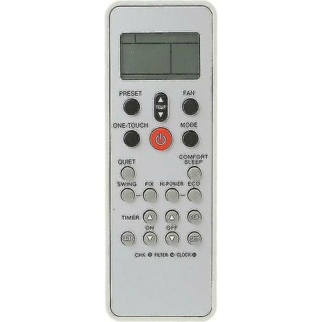 Télécommande climatiseur Toshiba WC-L03SE – Matériau ABS – Taille 15.7 x 5.1 x 1.5 cm – Utilisation intuitive à distance (1/3)