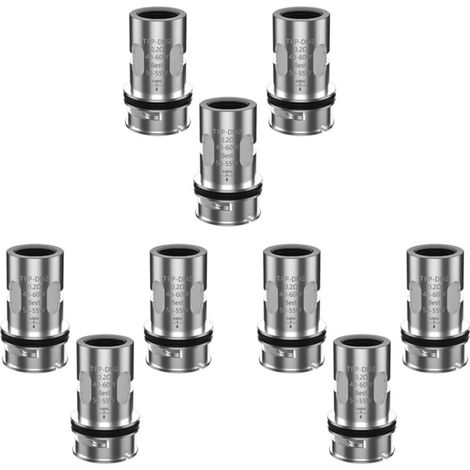 Packung mit 9 TPP DM2 Mesh-Coils, 0,2 Ohm Widerstand, DL, 40–60 W, für Drag 3 X Plus S Pro Pod Mod, TPP-DM2