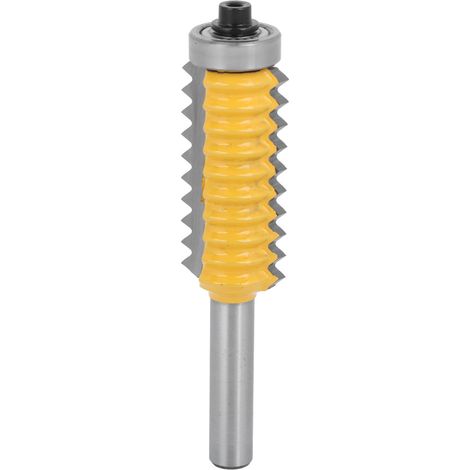 Sollbry Juego de brocas para fresadora, fresa de madera de 8 vástagos, riel para fresadora, broca para fresadora de unión reversible, fresa para madera con diseño antirretroceso (cuchilla de espiga mu (1/5)