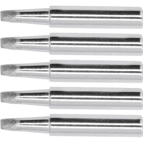 Lot de 5 embouts pour fer à souder station BGA en cuivre type plat 3.2D série 900M accessoire soudure long. 42mm (1/5)