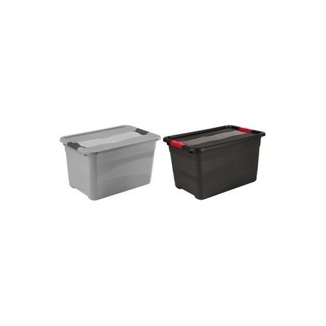 Caja de almacenamiento keeeper eckhart 52l apilable resistente (1/3)