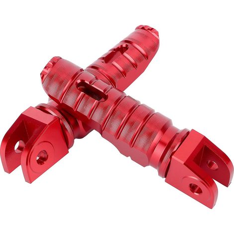 Repose-pieds arrière de rechange en alliage d'aluminium (2 pièces) pour Ducati 1098/1198 - Rouge (1/5)